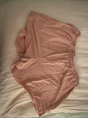 Women's Soft Pink Lounge Pajama Shorts
